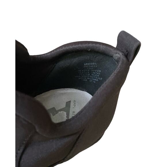 AK ANNE KLEIN SPORT Womens Size 7.5 M Kerry Brown Bootie Slip On High Heel Shoes - Picture 10 of 10